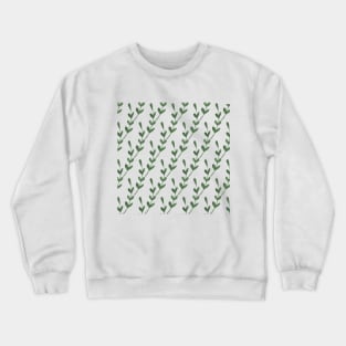 Botanical leaf pattern Crewneck Sweatshirt